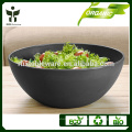 Biologisch abbaubare Salatschüssel natürliche Salat Schüssel Set